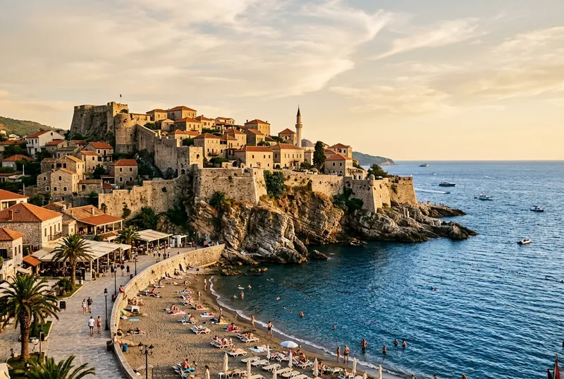 Stare Miasto w Ulcinju (Stari Grad) i Mala Plaža — co zobaczyć