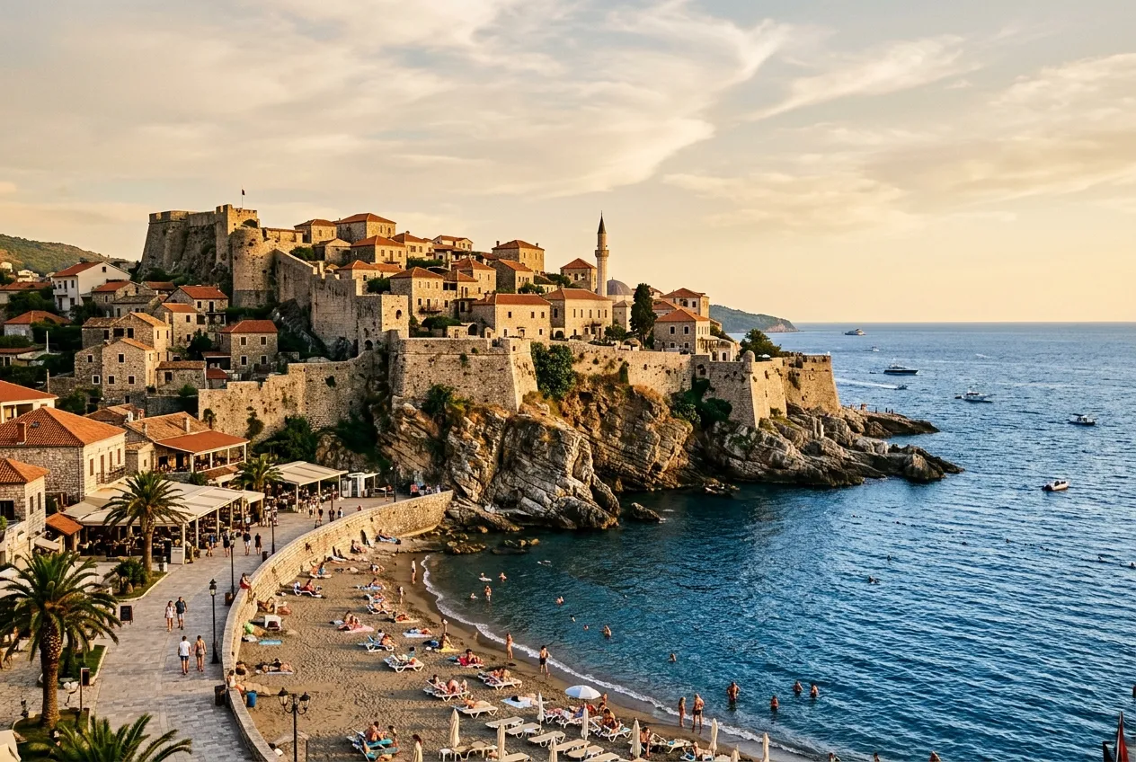 Stari grad Ulcinj i Mala plaža — šta vidjeti